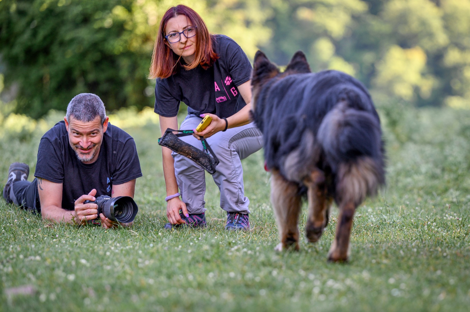 Alessandro e Eleonora fotografi ritratti cani roma